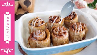 Gluten-free, yeast-free oatmeal cinnamon rolls Plant-based