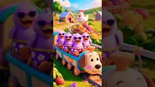 Choo Choo Choti Train 🚂 | Hindi Kids Rhyme with Ducks & Elephant 🐘| Fun Nursery Song #nurseryrhymes