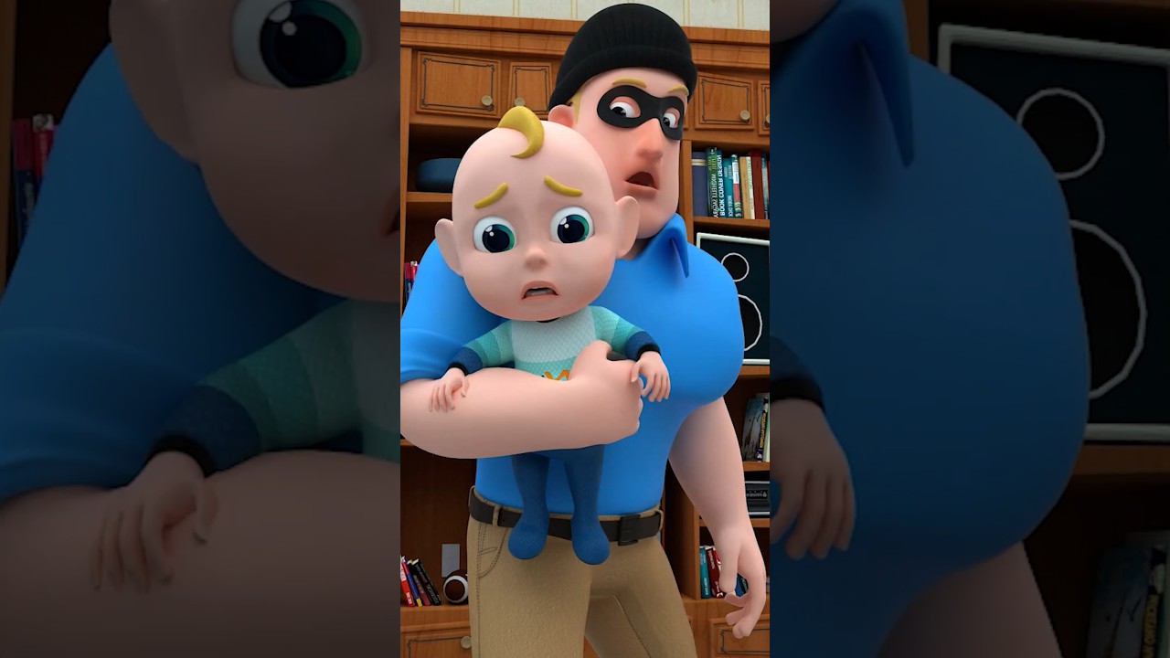 The Thief Took the Baby 😨 | Police to the Rescue | Rosoo Kids Songs & Rhymes #shorts