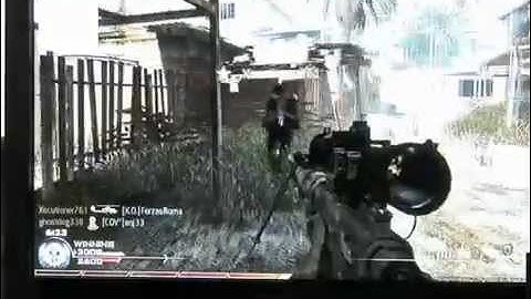 mw2 quick scope no scope and throwing knife montage