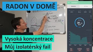 Měření radonu v hotovém domě + můj fail