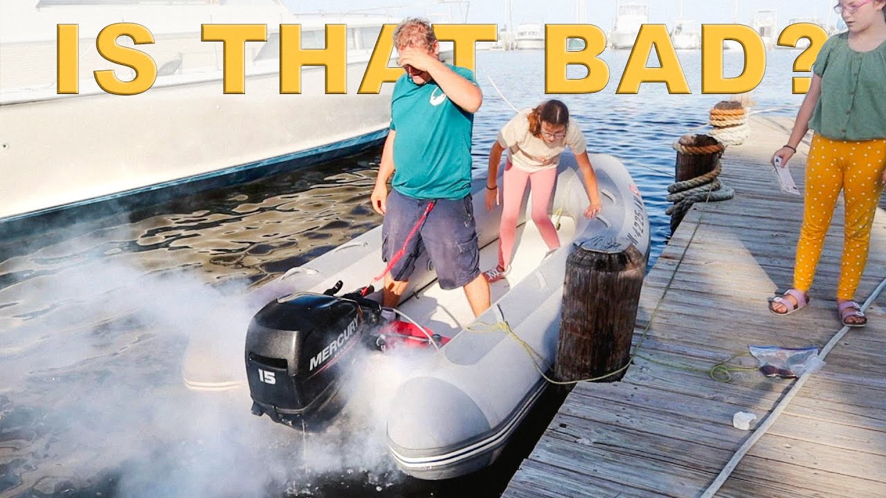 Will It Run After a Year in Storage? - Prepping DINGHY for Launch | ep. 183 | Family Sailboat