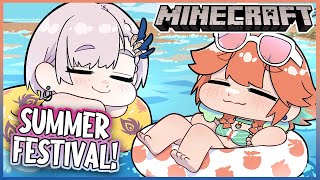 【MINECRAFT】Summer Festival with Reine! #kfp #キアライブ