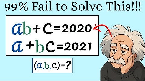 Math Olympiad || A Tricky Math Olympiad Question || Algebric Problem
