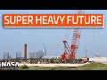 SpaceX Boca Chica - High Bay Level 4 and Super Heavy Pad Work