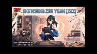 🛑 Beautiful Zhu Yuan ✨ | Zenless Zone Zero Drawing #live #short #zzz #zhuyuan #drawing #zenlesszone