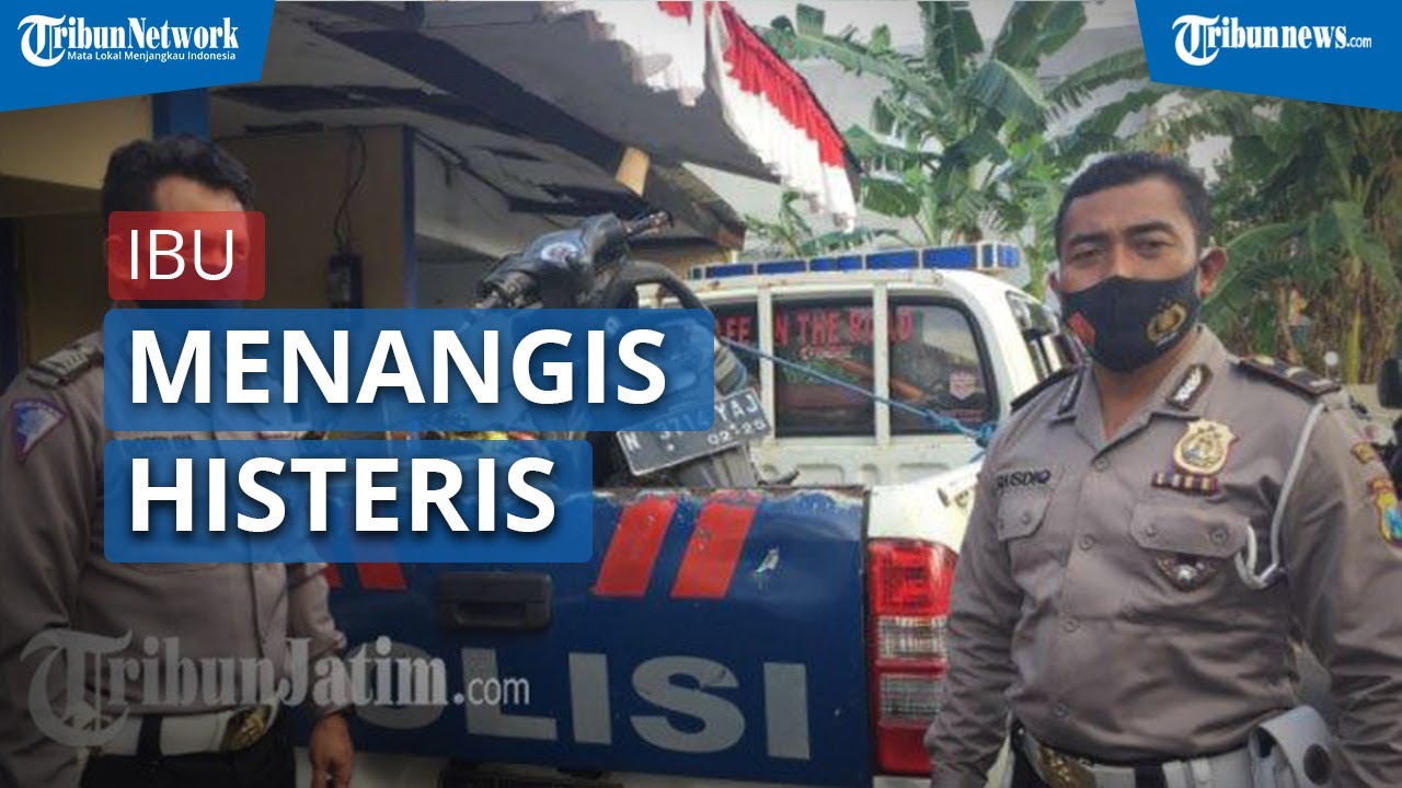 Terobos Lampu Merah, Seorang Ibu Histeris Kedua Anaknya Tergilas Truk Gandeng di Lumajang