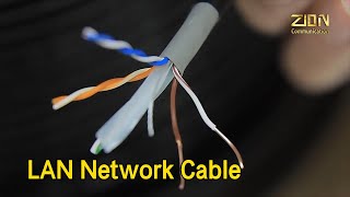 Outdoor LAN Network Cable CAT 6 10 Gbps 250 MHz HDPE PVC PE Jacket