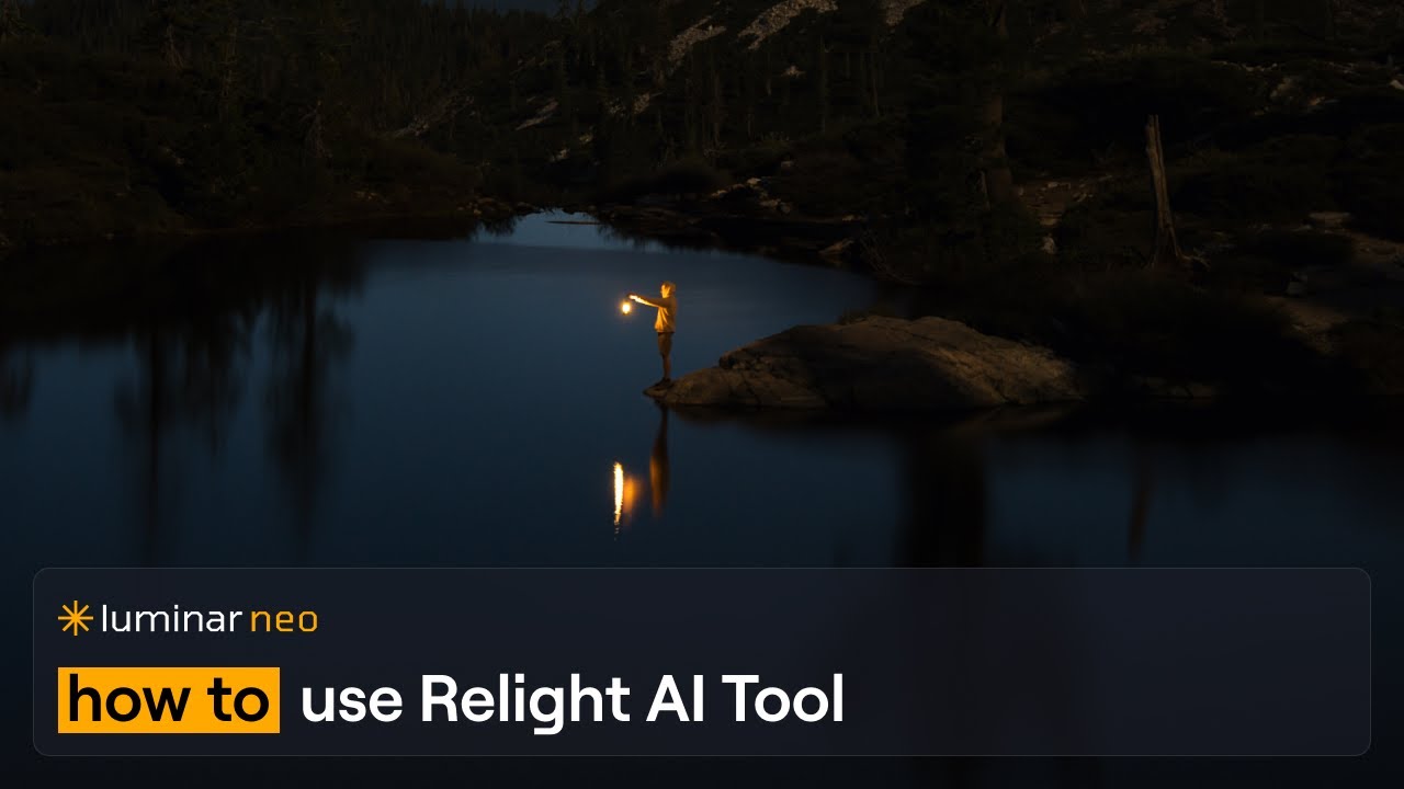 How to use Relight Tool | Luminar Neo - YouTube