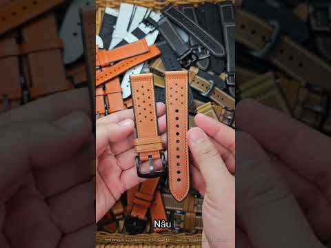 🎥 Dây da cao su Hybrid | Dùng cho nhiều loại đồng hồ ngàm 20mm và 22mm — Video review, click xem trên YouTube