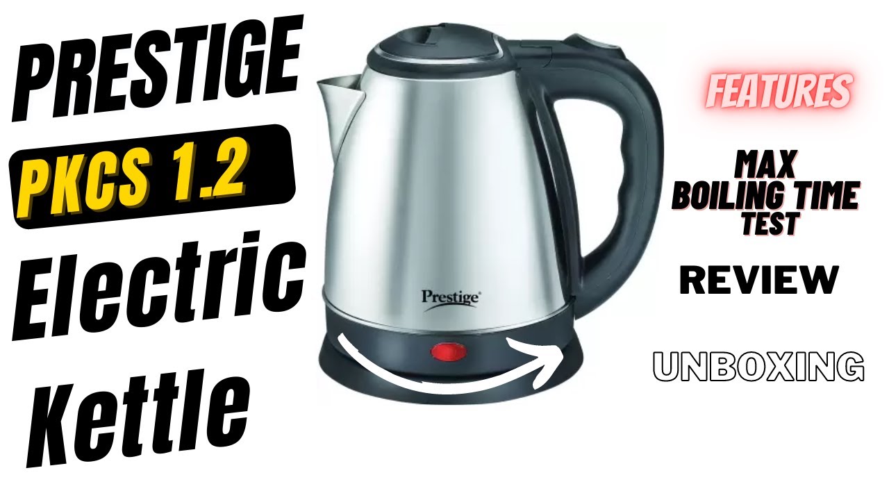 Prestige PKCS 1.2 Electric Kettle (1.2 L, Silver) Unboxing Review