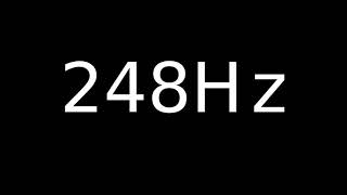 Speaker Sound Test 248Hz