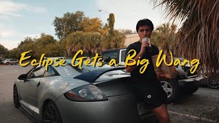 Mitsubishi Eclipse Gets A Big Wang! Spoiler Install