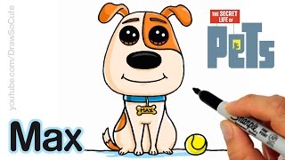 How to Draw Max EASY step by step - The Secret Life of Pets screenshot 5