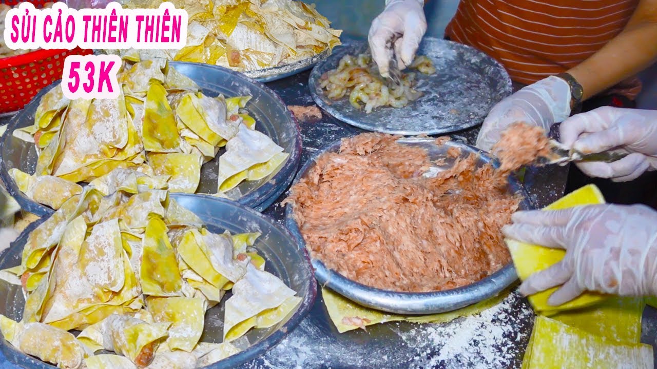 Quán Sủi Cảo nổi tiếng lâu đời của Người Hoa với quy trình chế biến 