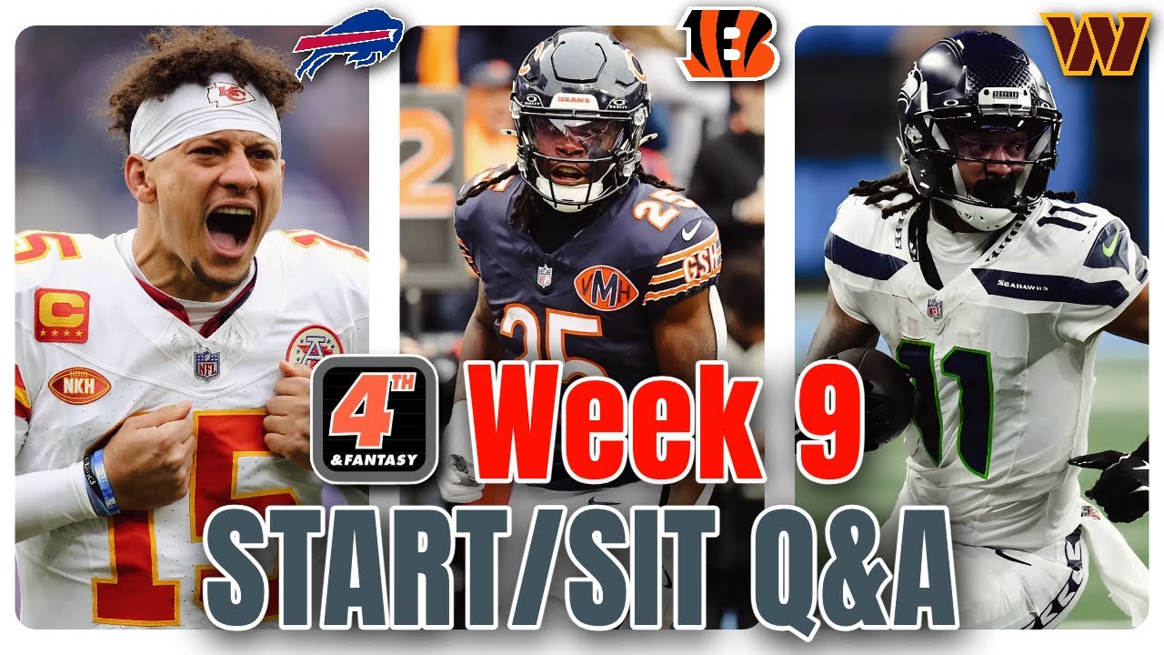 The Morning Rush: Week 9 Start/Sit 🔥 | Kyle Monangai RB1 , Travis Hunter to IR, & More ⭐️