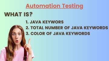 Session 4: What is Java Keywords, Total Number of Java Keywords and Color of Keywords in Eclipse.