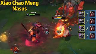 Xiao Chao Meng: Full Crit Nasus Damage is TOO INSANE! [Eng Sub]