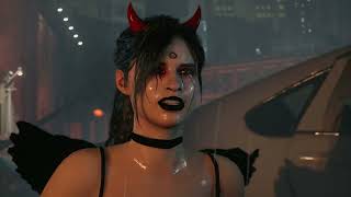 [4K] RE2R Claire Sexy Demon Mod Gameplay
