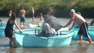 Tankin in the Cedar River