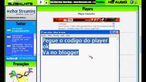 Como Colocar Radio No topo do blog (Keda Hacker)