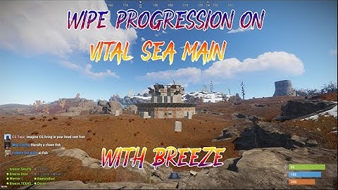 RUST - ZERG PROGRESSION WITH BREEZE// VITAL SEA MAIN//BACK TO BACK RAID DEFENSE// TEAMTAGE