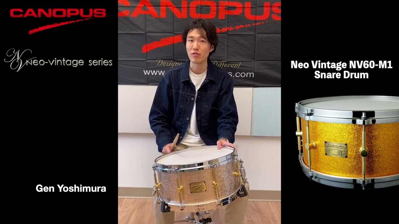 CANOPUS / カノウプス] Neo-Vintage NV60-M1 Snare Drum | Gen