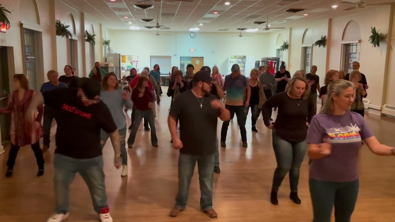 Line Dancing To A Bar Song (Tipsy)