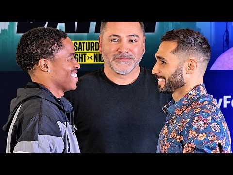 Lucas Bahdi LAUGHS at Floyd Schofield trying to intimidate him at Face Off!