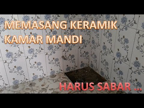 Teknik Memasang Keramik di Kamar  Mandi  YouTube