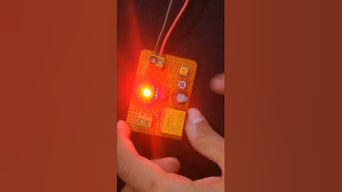 555 Timer Relay Circuit #electronicsprojects
