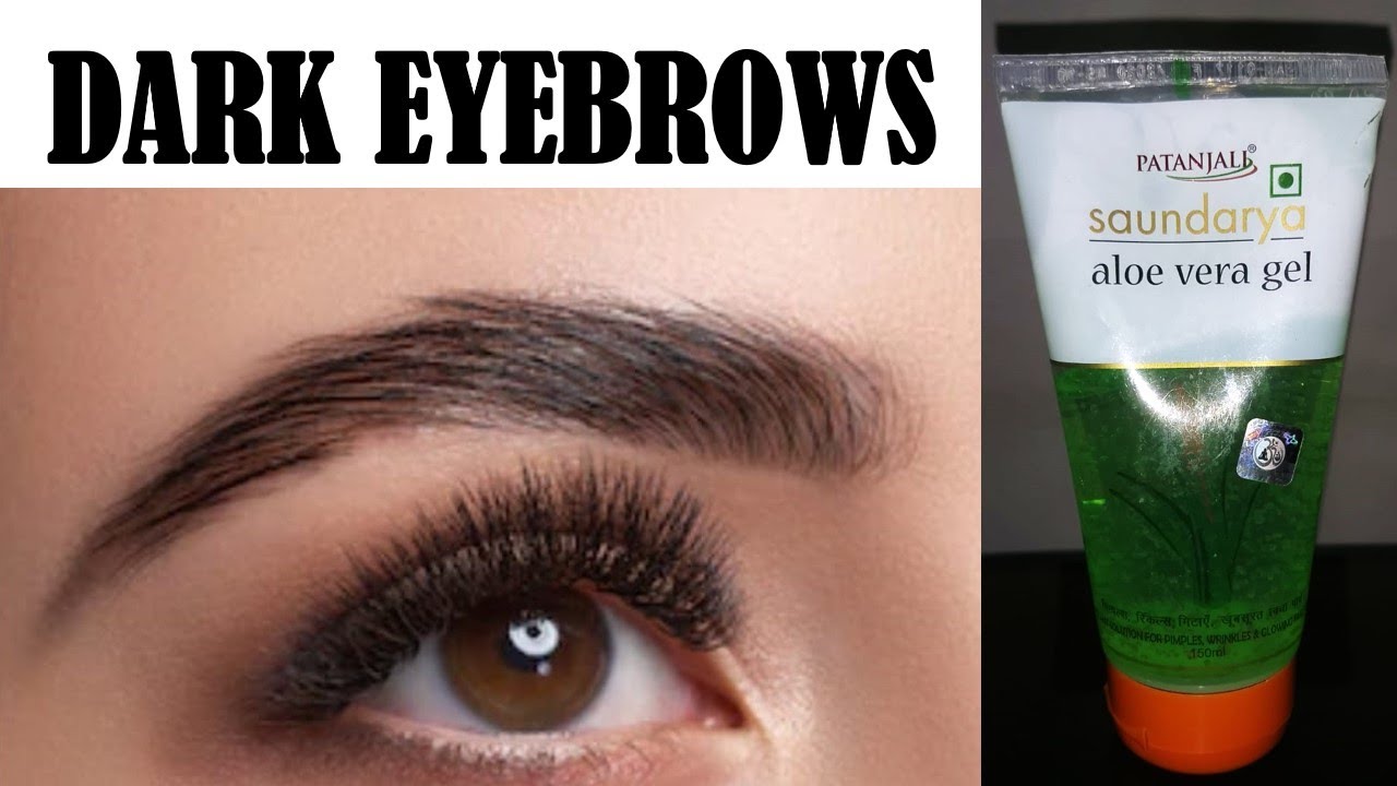 Beautiful dark eyebrows in 7 days! 100 percent effective!Simple techniques! - YouTube