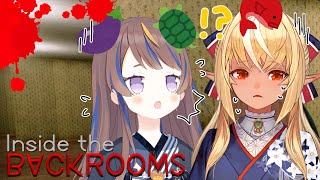#02【inside the backrooms】PARKING&オフィスまで!【不知火フレア/Anya/ホロライブ】