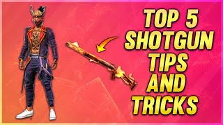 TOP 5 SHOTGUN TIPS AND TRICKS IN HINDI | 100% HEADSHOT TRICK BY M1014 AND M1887