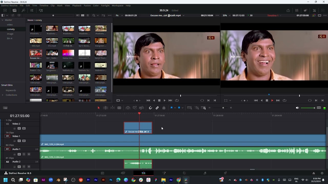 DaVinci Resolve, Adobe Premiere Rush, KineMaster, and FilmoraGo