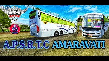 🔴Download A.P.S.R.T.C AMARAVATI B11R For Bussid | Bus Simulator Indonesia /BussidGameplays/VolvoMod
