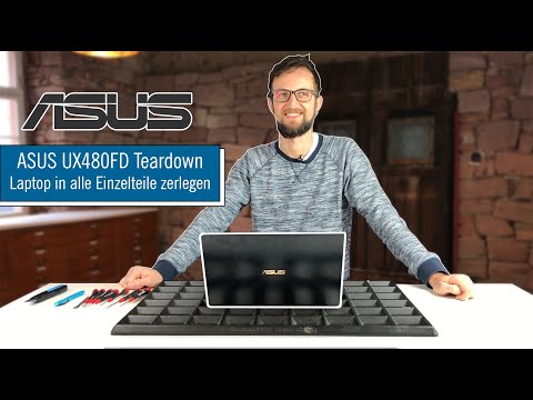 ASUS Pro 14 UX480FD Teardown / Mainboard Ausbau
