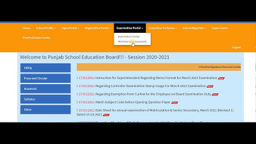 Internal Assessment for Matric and 12th classes  Students| PSEB| School of Punjab