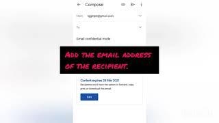 Send your secret mail with more safety | Gmail Confidential Mode | Google Gmail | Tripti Goyal