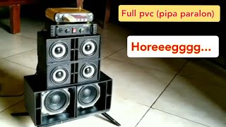 Full Pvc Sound System Miniature Test