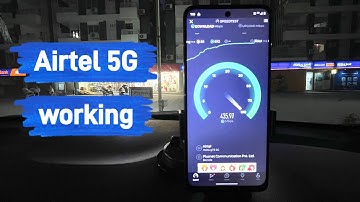 Motorola g73 Airtel 5G Speed Test in Vadodara