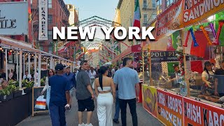 NYC’s BIGGEST Street Festival | NYC Feast of San Gennaro 2025 Tour On Opening Day