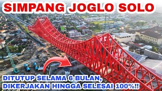 H-1 DITUTUP TOTAL‼️Tahap Penyelesaian Jembatan Dan Underpass Simpang Joglo Solo