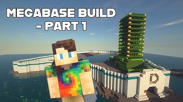 Megabase build - Terraforming mushroom island and building a cactus farm