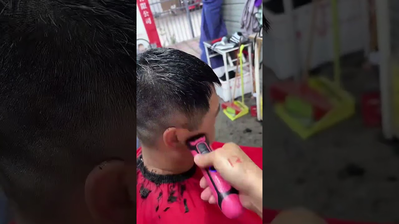 The crimson flag blew in the wind around the cave entrance