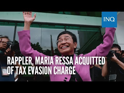 Rappler, Maria Ressa acquitted of tax evasion charge
