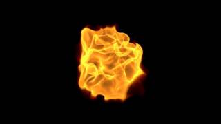 Футаж огненной энергии (footage of fiery energy)