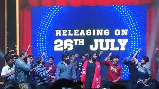 Yesh and vijaydevarakonda at Koromangala bangalore #DearcomrademusicFestival