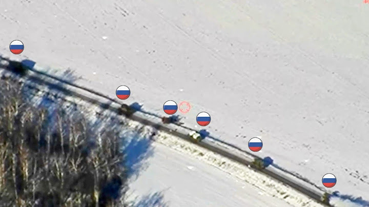 Ukrainian Forces repel another Russian armored convoy near the village of Leonidovo, Kursk region.
