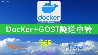 科学上网Gost+Docker搭建隧道加密中转节点搭建|Gost高级端口转发 Gost+Relay mtls/tls/wss加密中转|支持v2ray+ws+tls转发